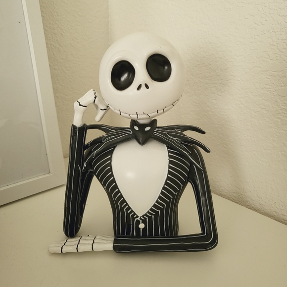 Disney Nightmare Before Christmas Jack Skellington Sculpted Coin Bank - Picture 2 of 6